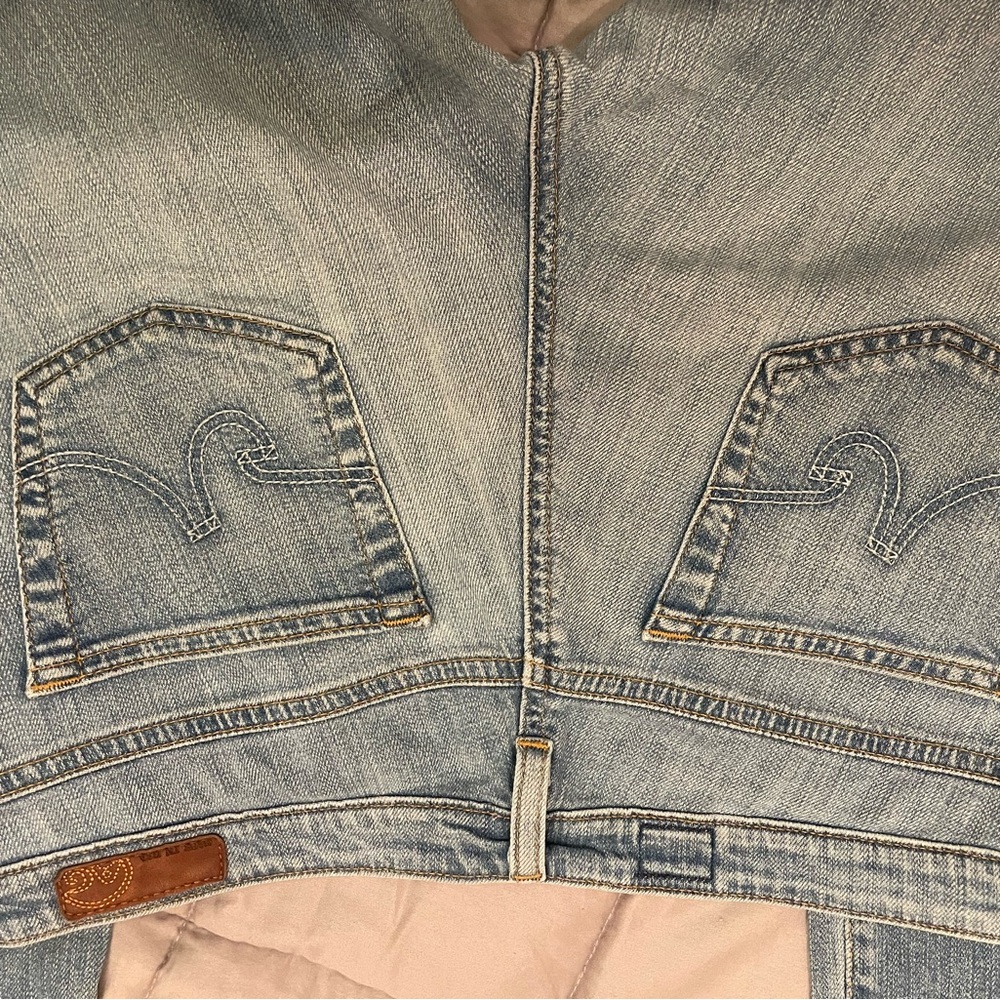 AG The Stevie Slim Straight Jeans light denim blue wash - Picture 8 of 11